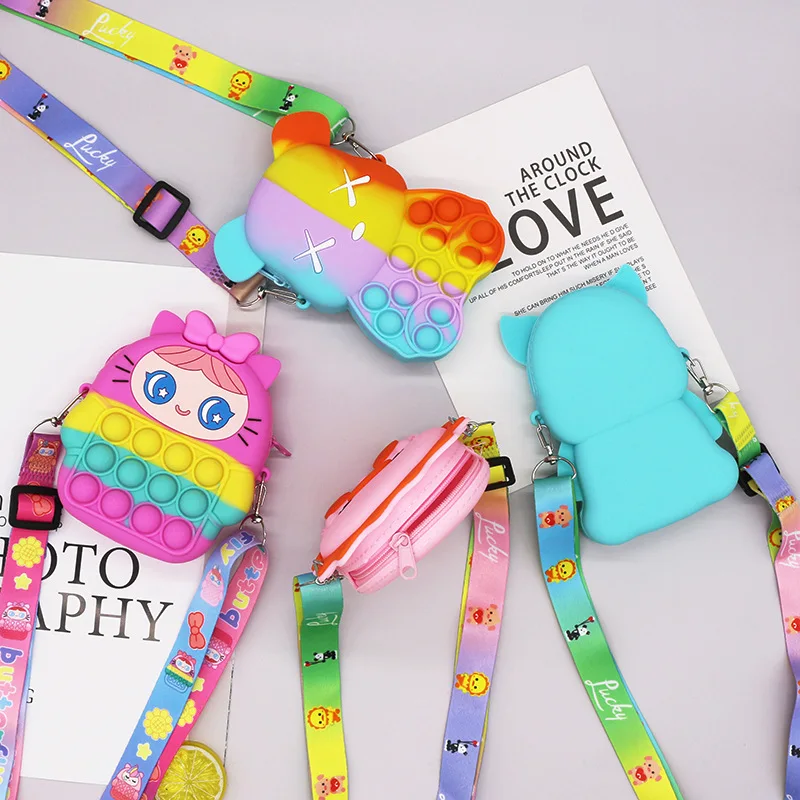 Силиконовая сумка через плечо