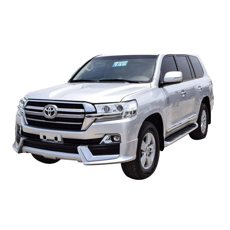 
 Бывший в употреблении 2013 Toyota Land Cruiser, передняя фара 2020, боди-комплект, белые автоматические внедорожники  