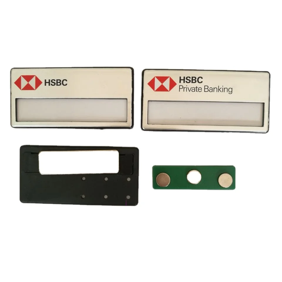 Screen print badge magnet with fix plate