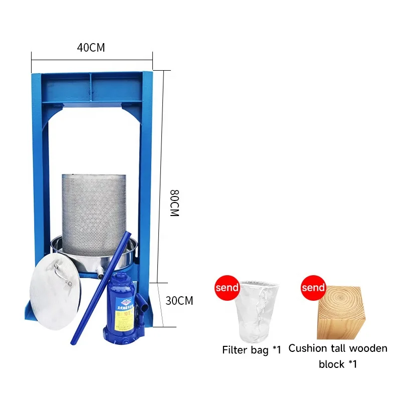 Orange Juice Squeezing Machine Hydraulic Dewatering Machine