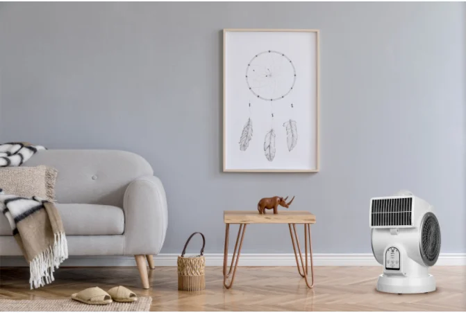 Electronic Remote Control Air Blower Automatic Shaking Head Maximum Wind Speed 11m/s Electric AC Motor Soft Touch Control Blow