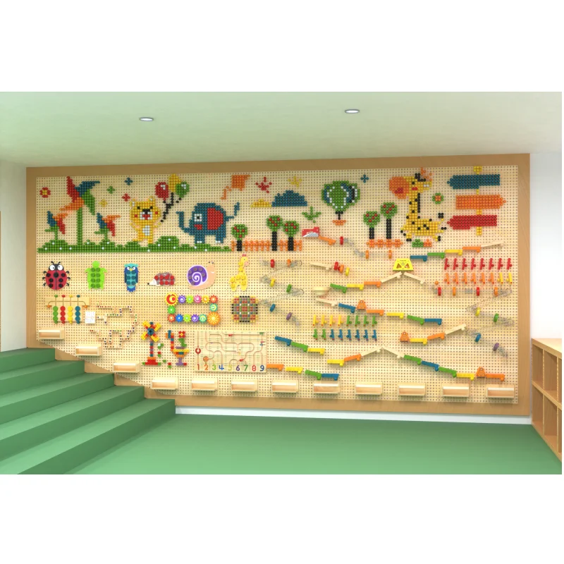 Educational Wall Mounted Interactive Wall Games Interactive Wall Play Systems for Kids Club and Early Learning Center