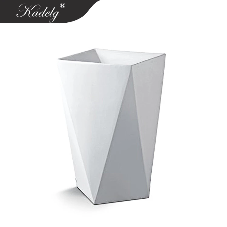 Vitreous China Bathroom Unique Design Floor Standing Wash Basin