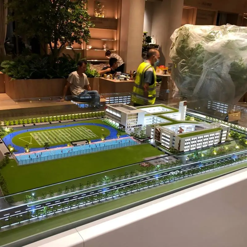 public school  building architecture scale model  school construction church building diorama architecture school design