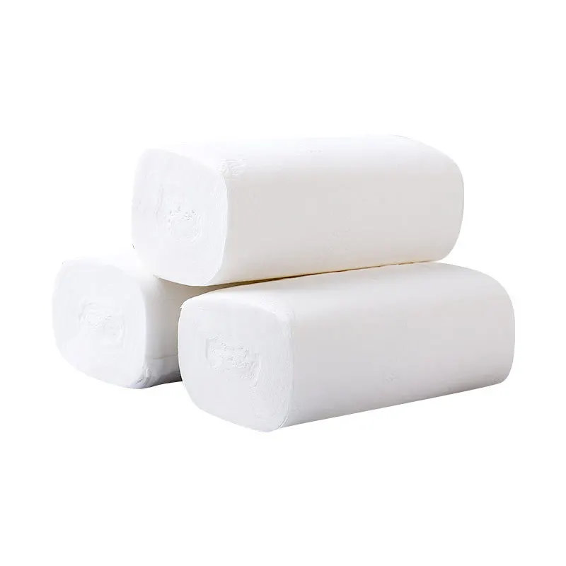 Туалетная бумага без сердечника, 14 рулонов туалетной бумаги из необработанной древесной целлюлозы