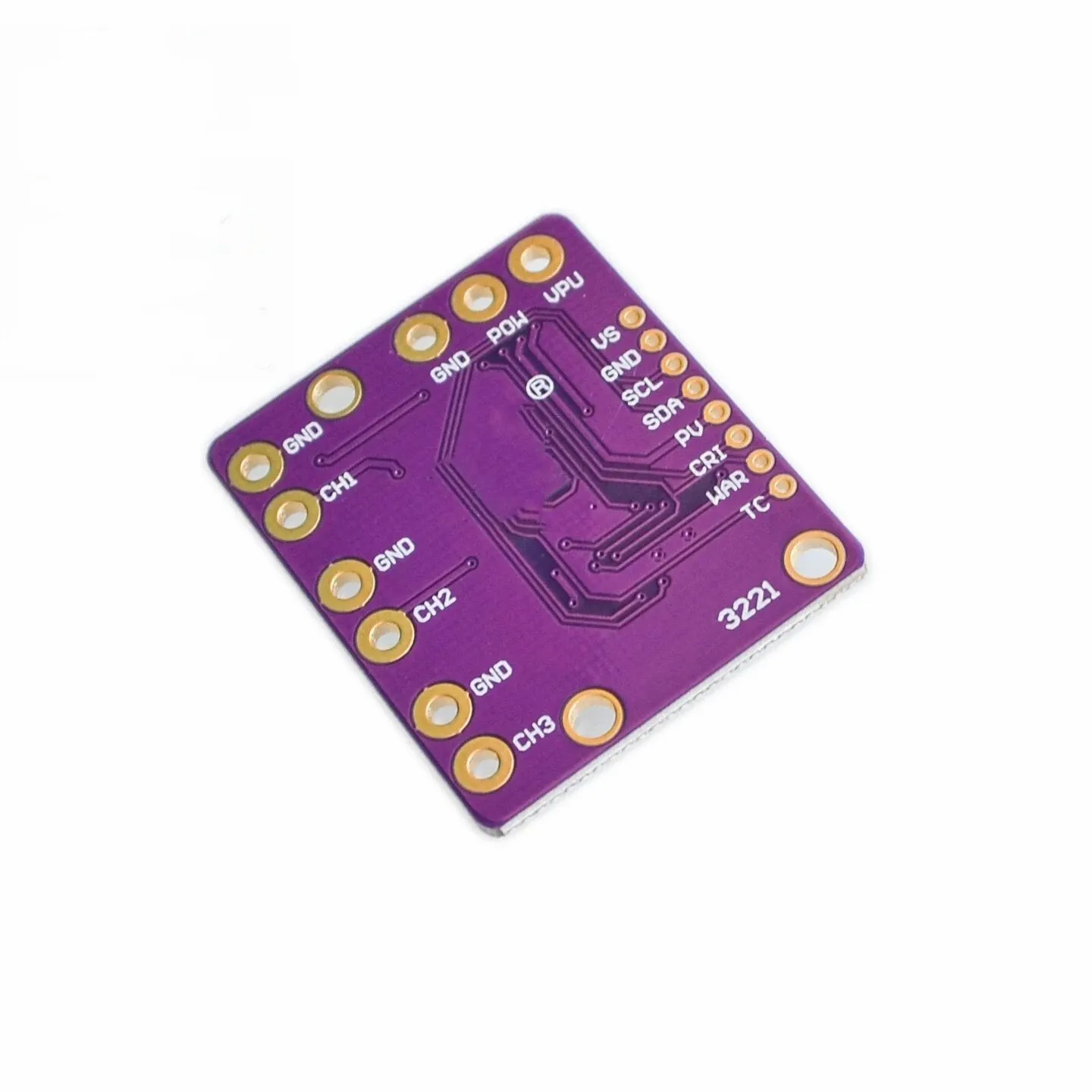 MCU-3221 INA3221 3-channel Low Side/high Side I2C Output Current/power Monitor
