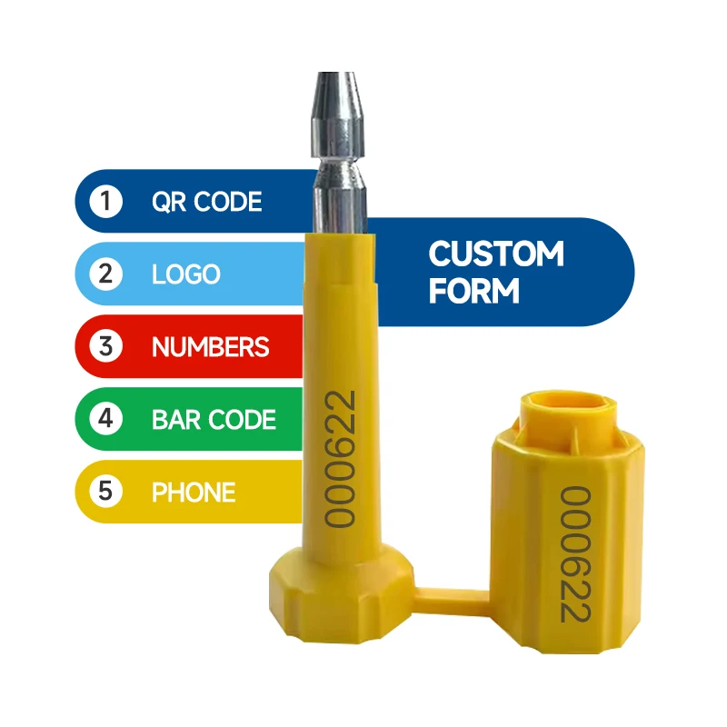 Shipping Container High Security ISO 17712 Certification Container Numbered Bolt Security Seals