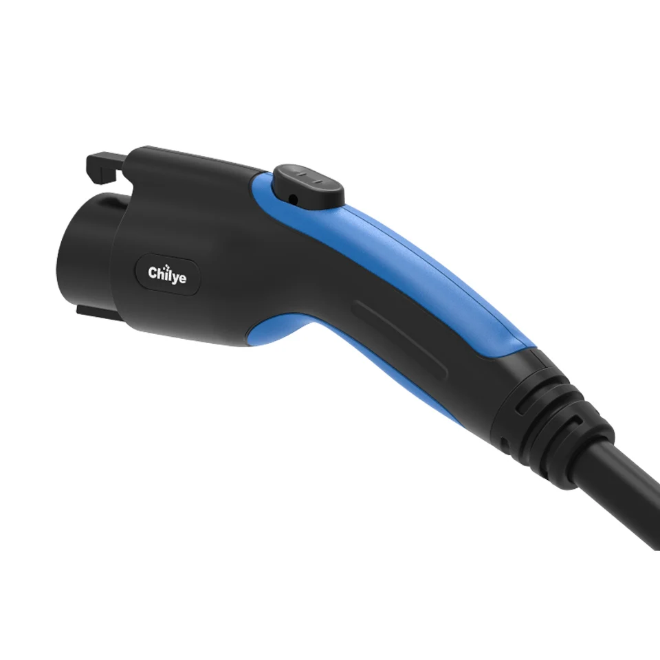 
Type 1 EV charging connector 10AWG male plug 32A single phase SAE electric vehicle AC charging 