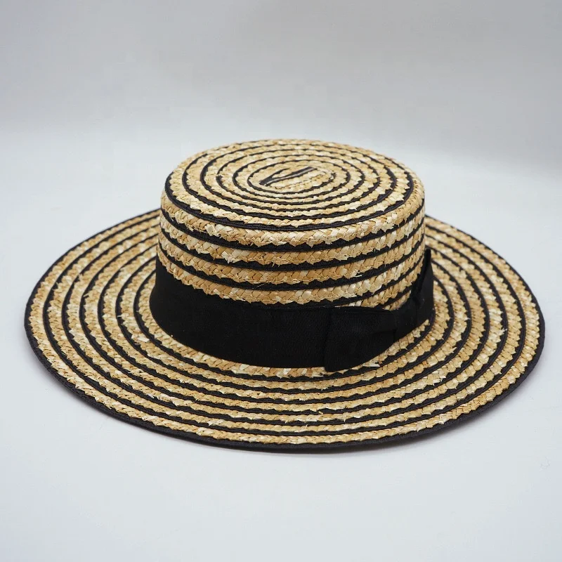 2024 летняя соломенная шляпа в полоску