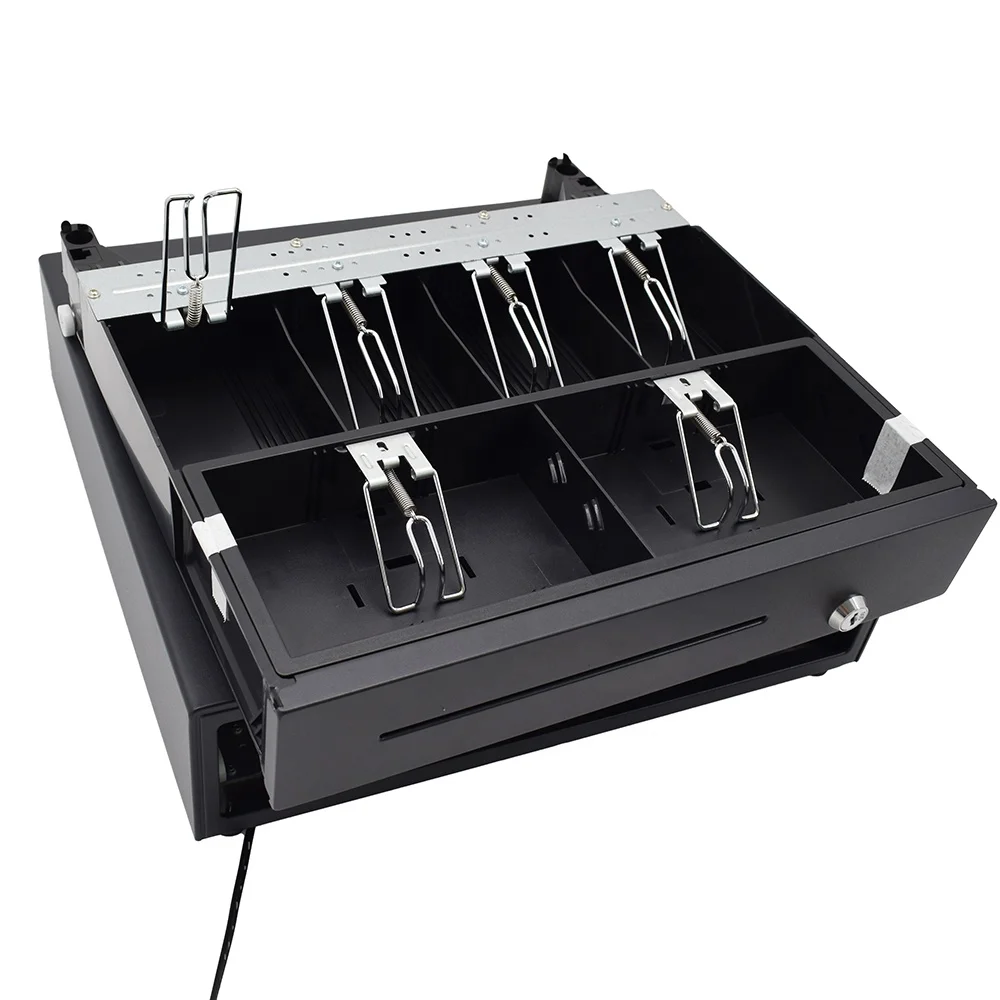 Lowest Price Gas Station Pos System Hs 405 Real Mini Cash Drawer Box Custom Usb with Keys Rj11 Cash Register Drawers