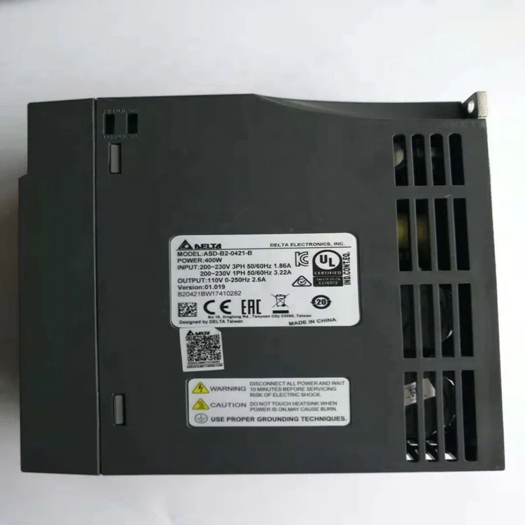  100w 0.1kw 1 фаза 220v ASD-B2-0121-F для упаковочная машина Delta Servo Мотор