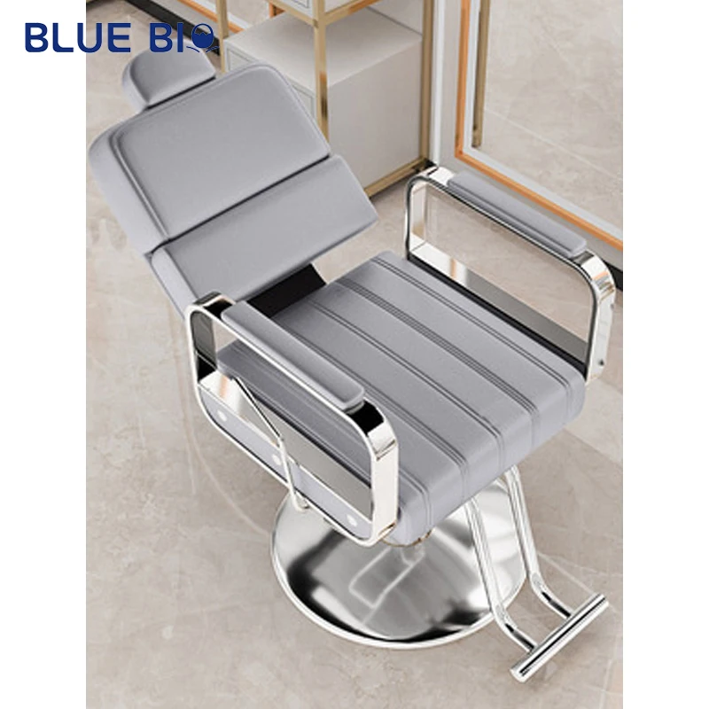 Barber Shop Salon Massage Waiting Hydraulic Reclining Hair Cutting Chairs Adjustable Rotating Hair Salon Chair