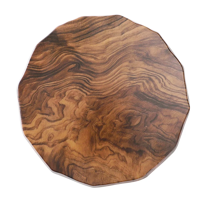 Food Grade Best Price Restaurant Melamine Tableware Supplier, Flat Round Pizza Plate Thick Dinner Plate