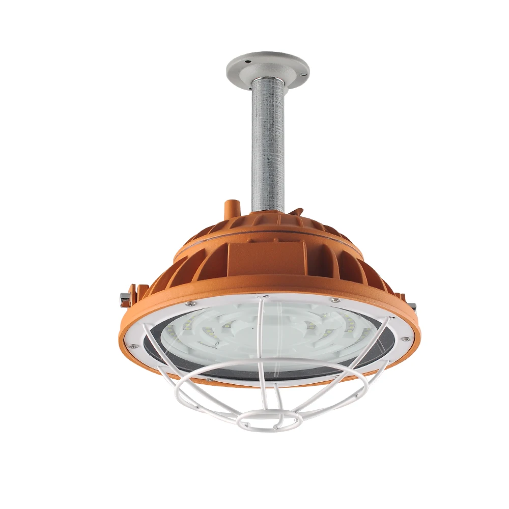 Explosion Proof LED Light 50W 100W 150W Glass Round Lighting IP66 Waterproof Energy Saving Industrial Die-cast Aluminum Shell