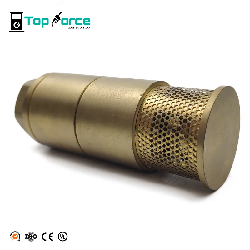 
Bottom check valves Double Poppet Brass Foot Valve for Fuel Dispenser 