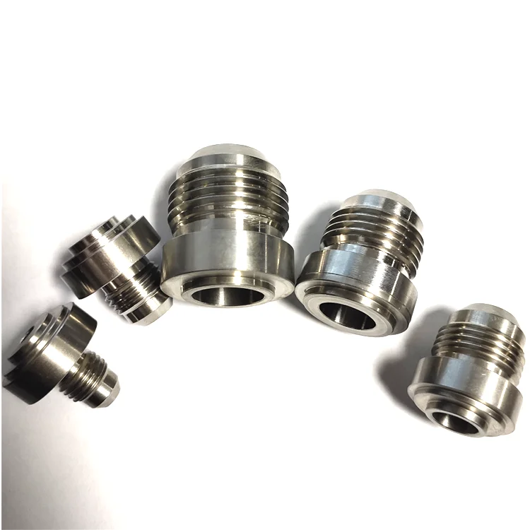 High Accuracy Aluminum/stainless steel Fuel Hose Pipe Adaptor Male Weld On Fittings Adapter AN4 -20 Weld On Fitting Bung