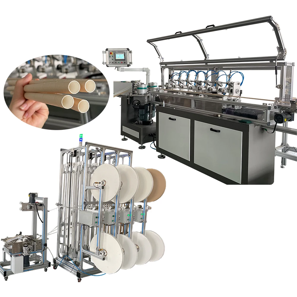 3-5 Layers Paper Drinking Straw Making Machine 7 Cutting Knives Straw Drink Machine