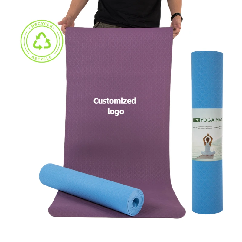 2024 Label Wholesale Natural Eco Friendly Fitness Non Slip Mat Yoga Organic Yoga Mat Include Bag With Strap