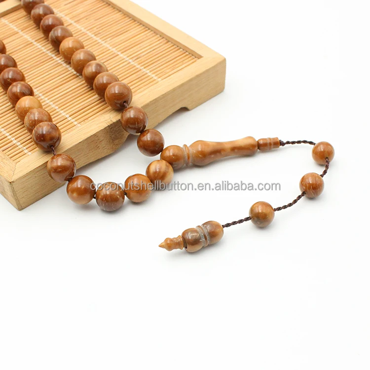 Original factory sell muslim clothing accessories 10mm kuka rosary 33 beads necklace bracelets