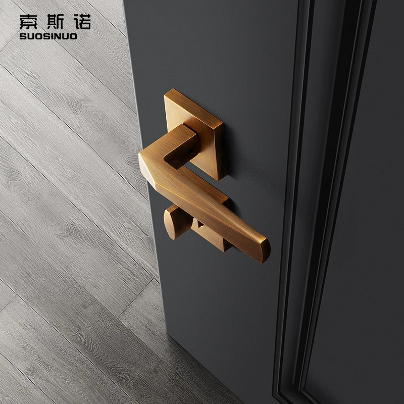 Interior Door Lock High Quality Furniture Decoration Door Lock And Handles New Designed Unique Design Door Lock