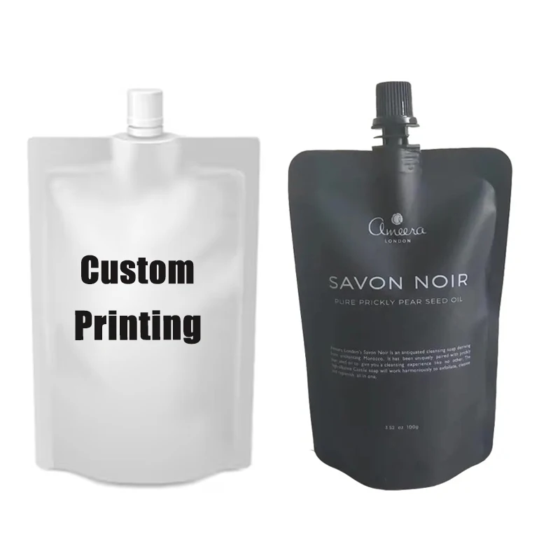 Wholesale Customizable 150ml 200ml 300ml Doypack Food Grade Juice Retort Pouch Baby Food Bag Stand Up Spout Pouch Bads For Puree
