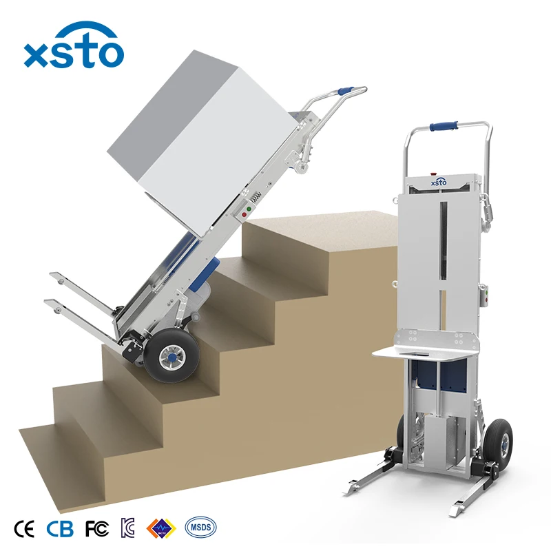  XSTO SCL170A лестничный подъемник + 2 в 1 управляющая электрическая батарея сверхмощная ручная тележка для лестничного