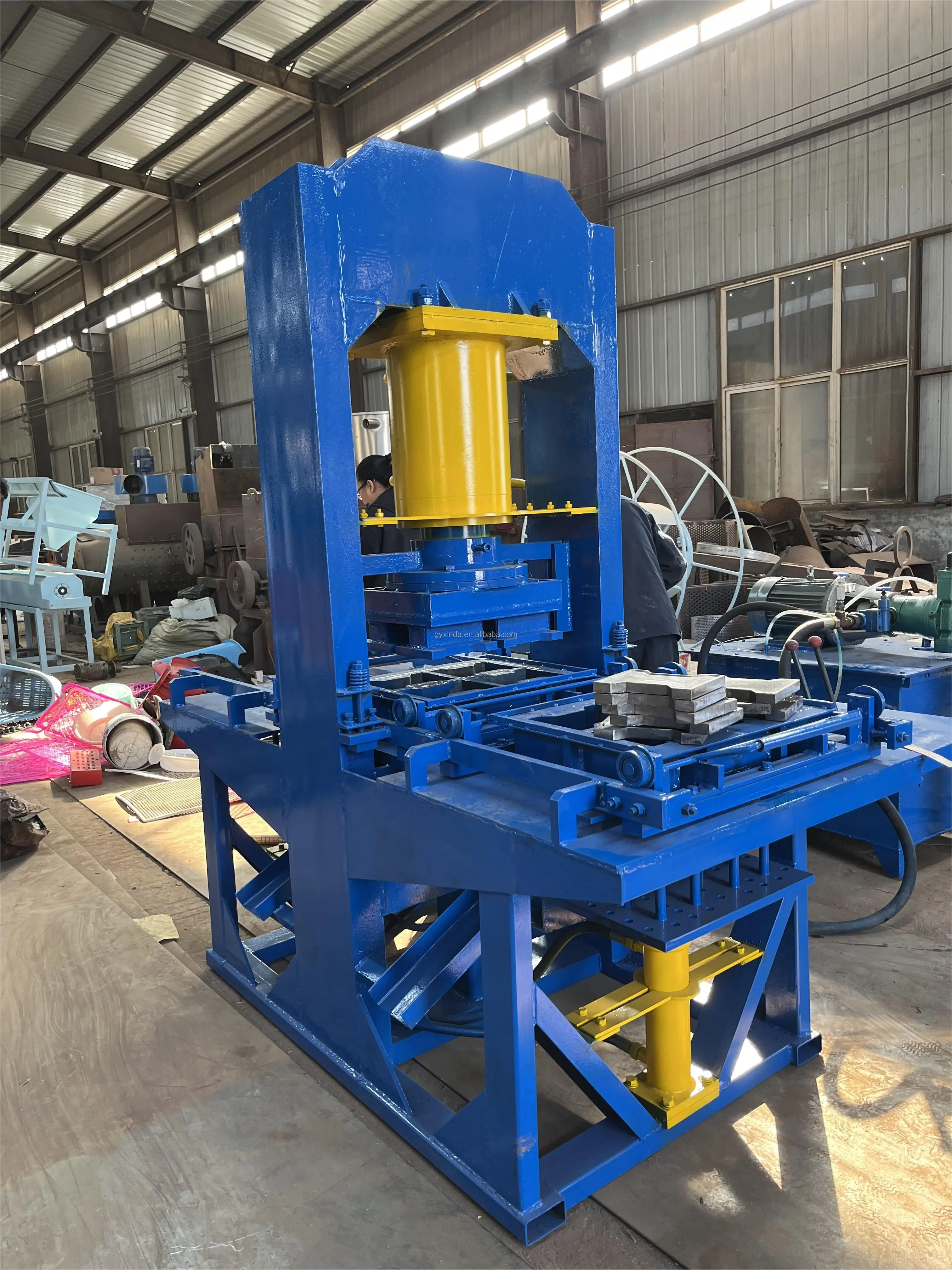 High Pressure Brick Block Making Machine Pavement And Plastic Brick Hot Sale in Africa