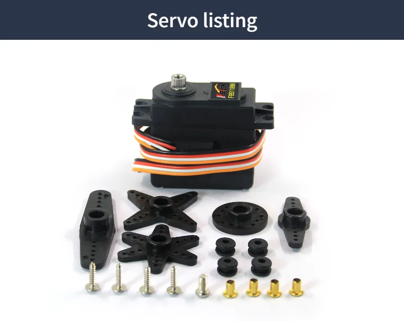 20KG Standard Metal Gears 360 Degree Continuous Rotation Analog Feedback Servo with Magnetic Encoder