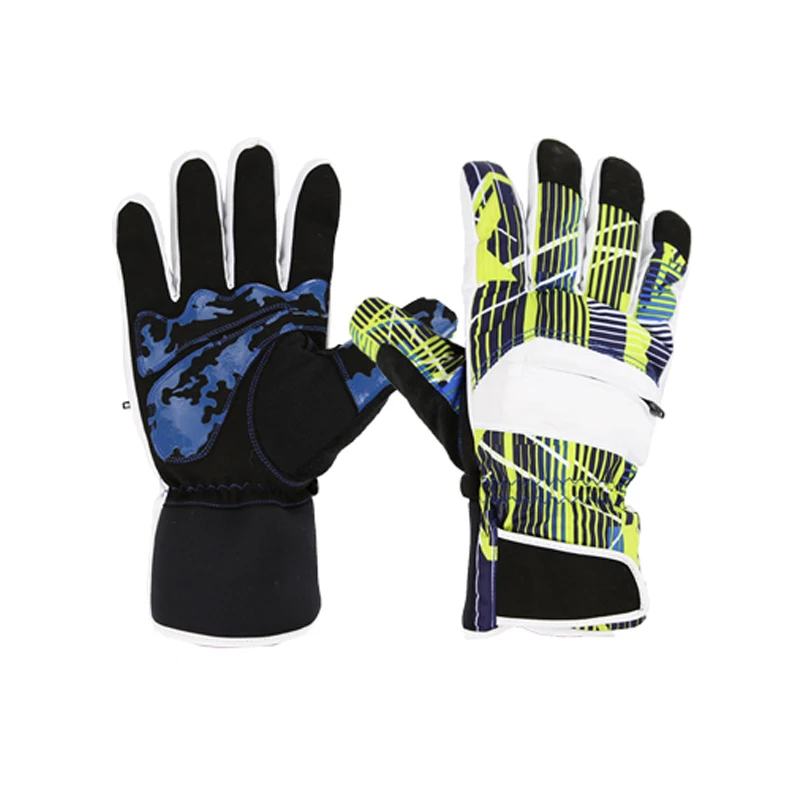 Factory Custom Outdoor Thick Winter Skiing Warm Gloves with various size