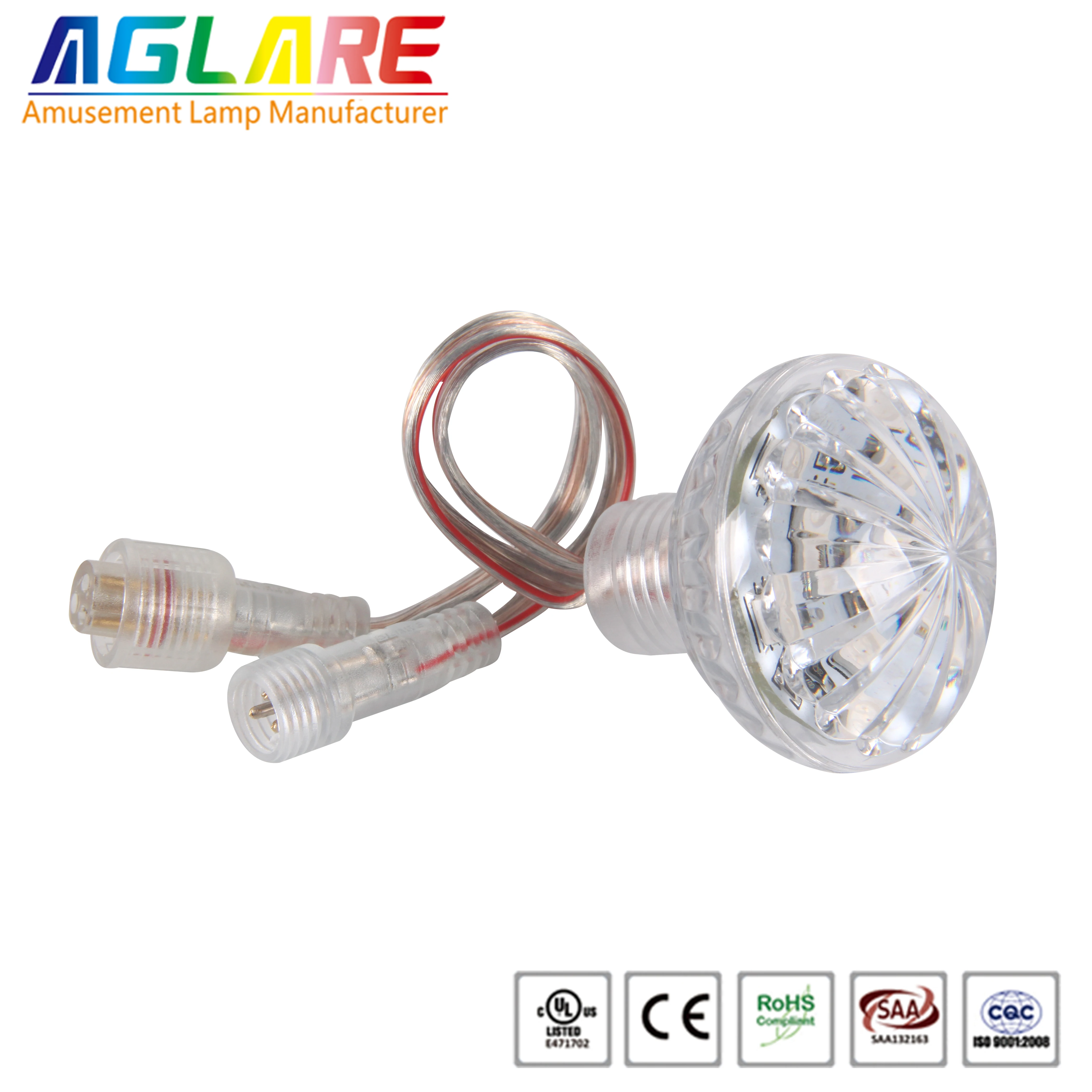  Полноцветная светодиодная RGB-лампа Aglare ws2811 или DMX 12 В постоянного