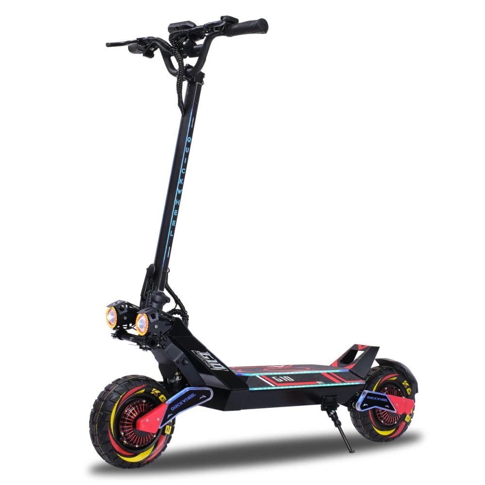 Quickwheel G10 China Manufacturer Electric Scooter 65Km 62km/h Long Range Two Wheel Electric Scooter Battery 48V 21Ah 4000W