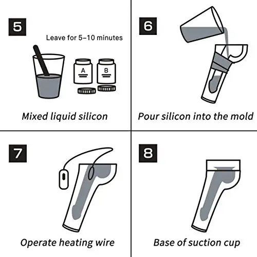DIY Penis Casting Kit Liquid Silicone Clone Dildo Set With And Detailed Instructions For Home-Made Cloning Penis