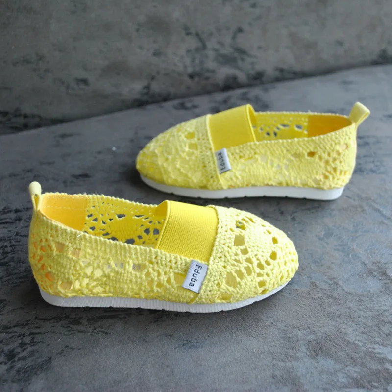 
E11-12 good quality girls cute knit shoes in stock beautiful princess flat knit shoes for girls children 3 dollars 