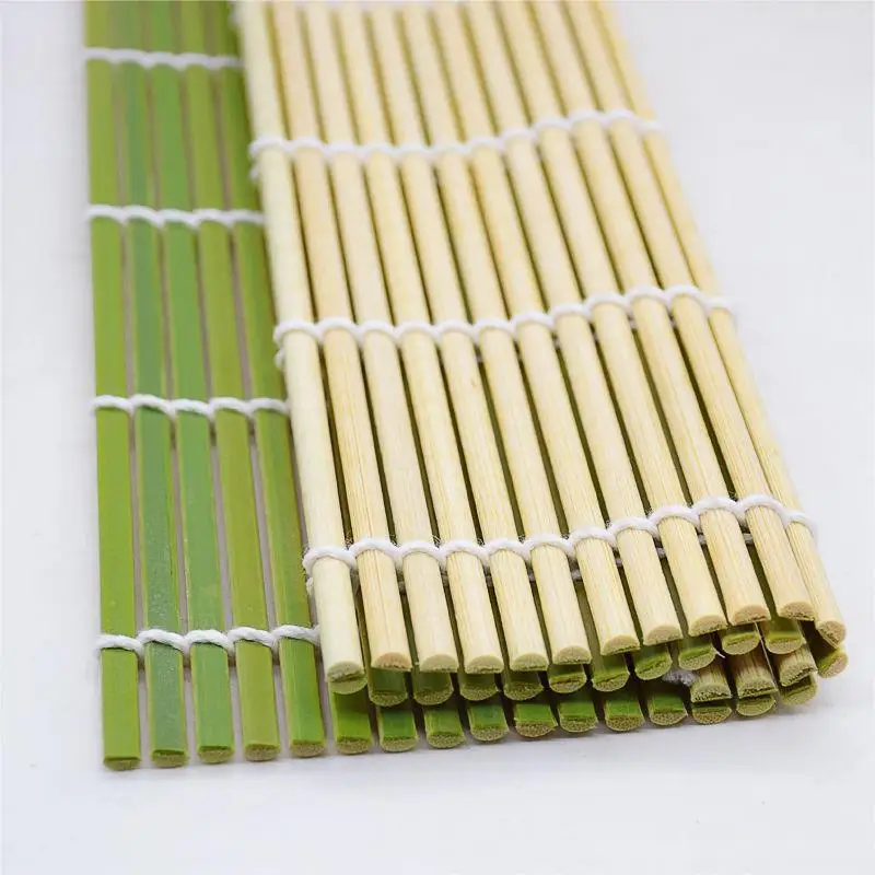 Hot Selling Bamboo Sushi Rolling Mat,Eco Friendly Handmade Green Sushi Rolls Maker