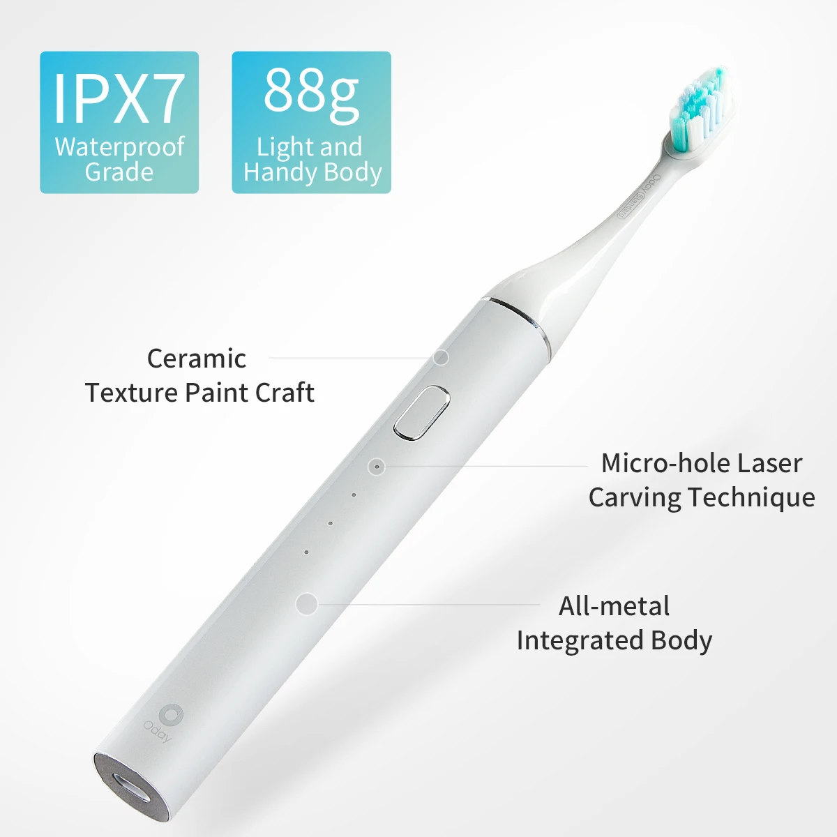 Rechargeable Automatic Ultrasonic Tooth Brush Wireless Charging Travel Sonic Electric Toothbrush with UV Sterilize