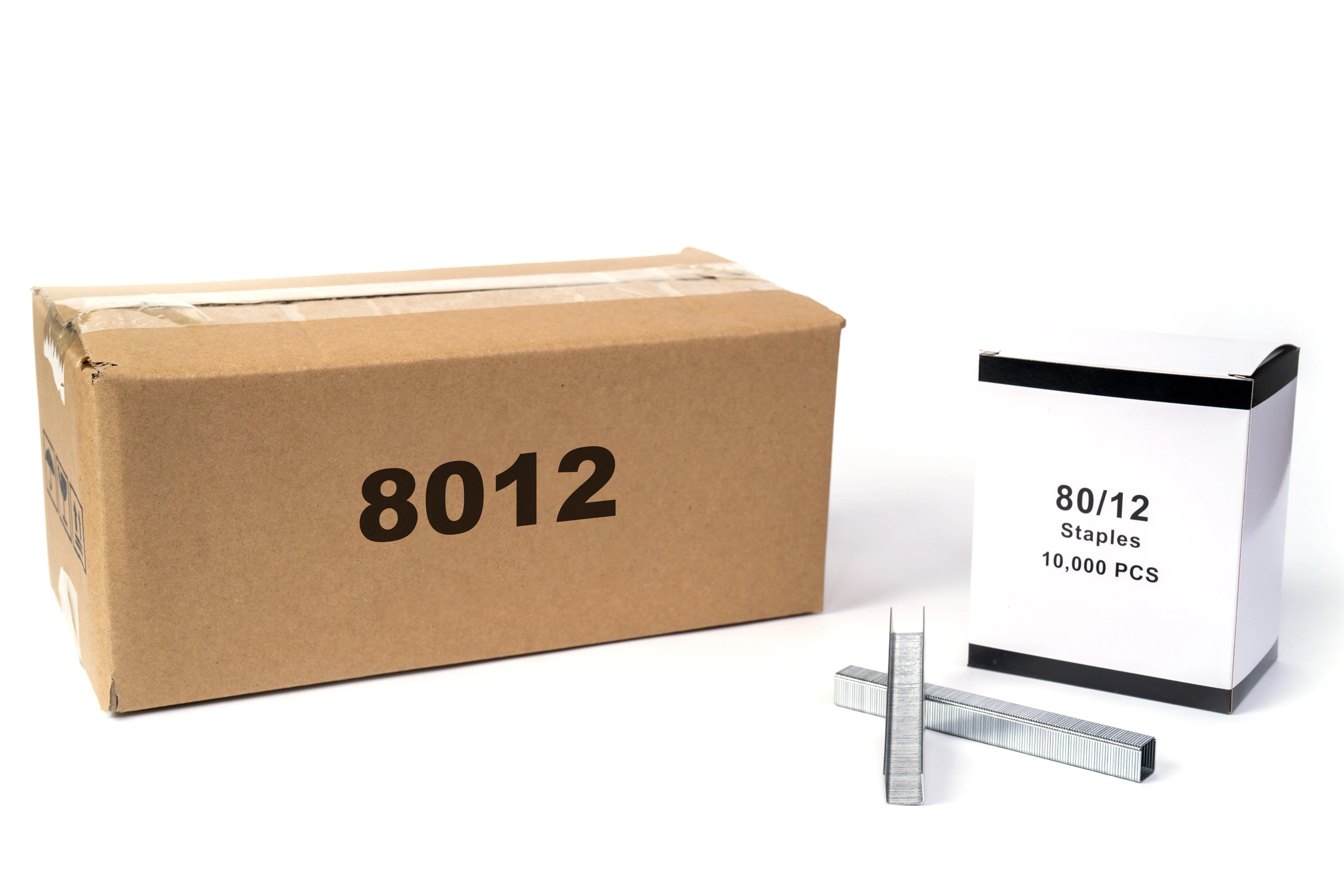 21 Gauge Silver Color 80 Series U Type Air Gun Nail 8012 Standard Stapler Pin