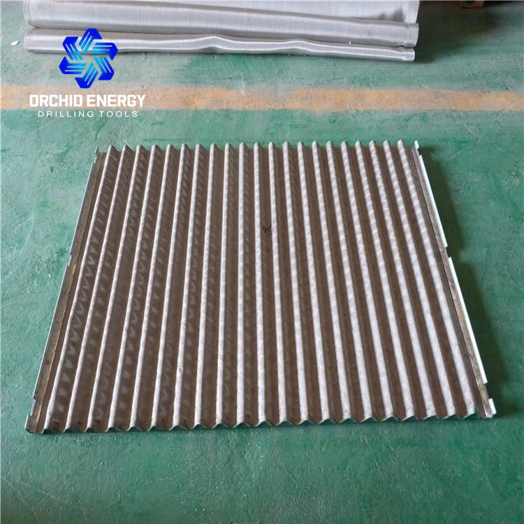 Drop Shipping Oil Well Solid Control Wave Shale Shaker Screen Corrugated Shaker Screen