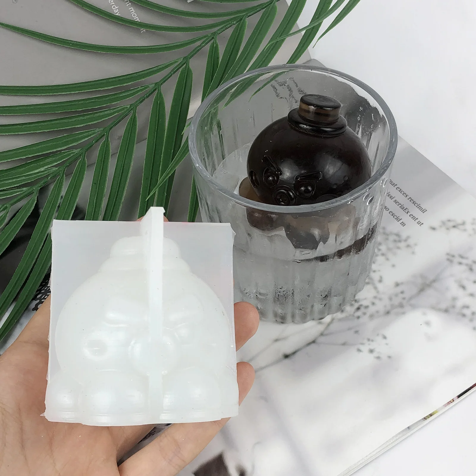 A8881-2 3D octopus mold for ice cube epoxy resin molds silicone ice moulds for resin craft