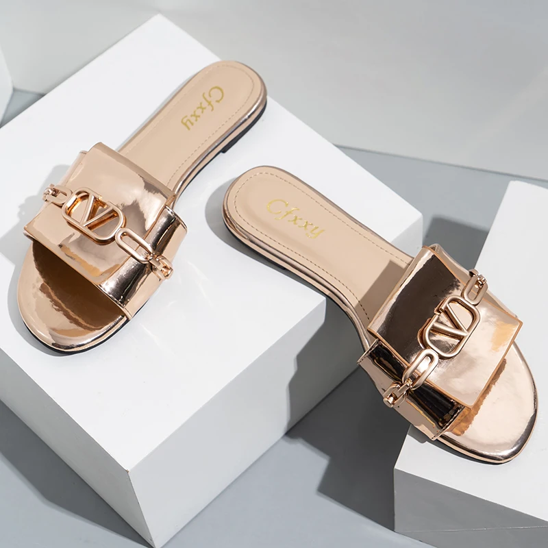 
cfxxy-15 Factory Direct Selling outdoor slide sandals indoor slip on ladies slippers with good price 