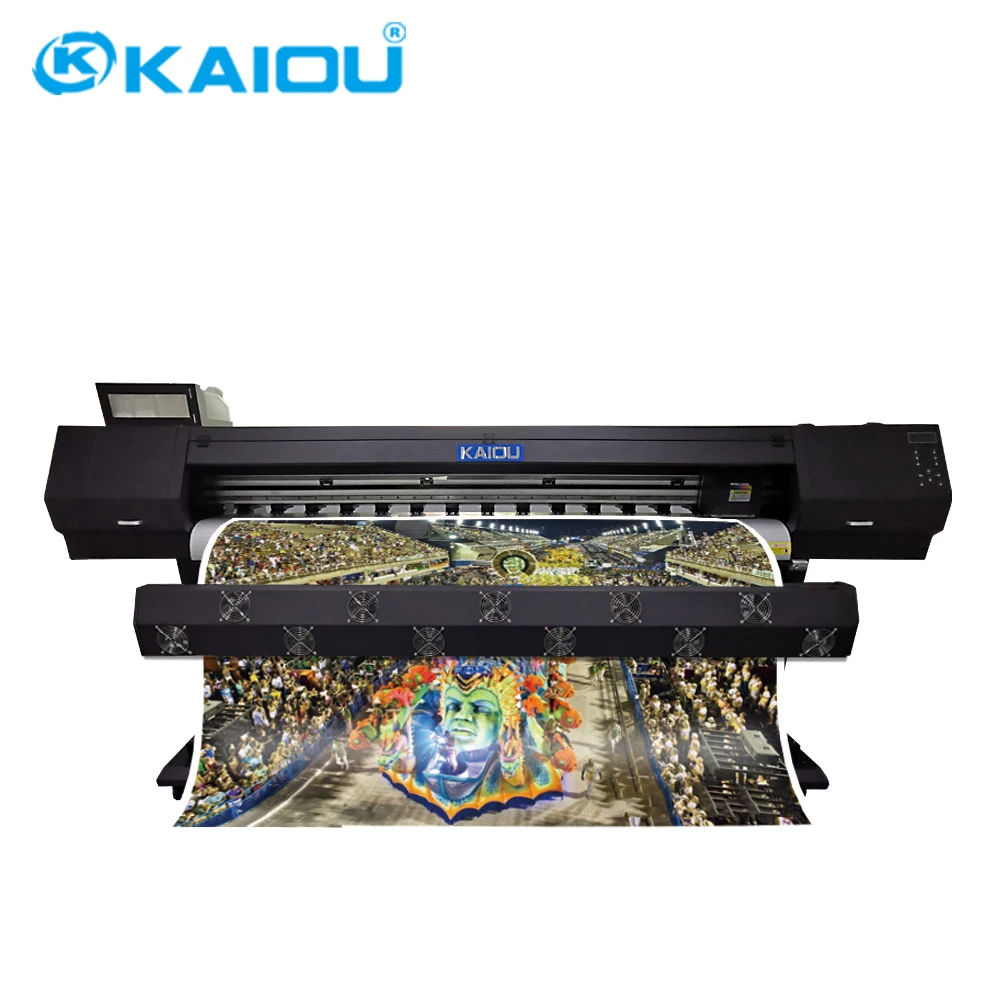 Промышленный цифровой экологичный принтер KAIOU DX5/DX7/4720/XP600 с множественным разрешением печати 1440dpi 40 м2/час