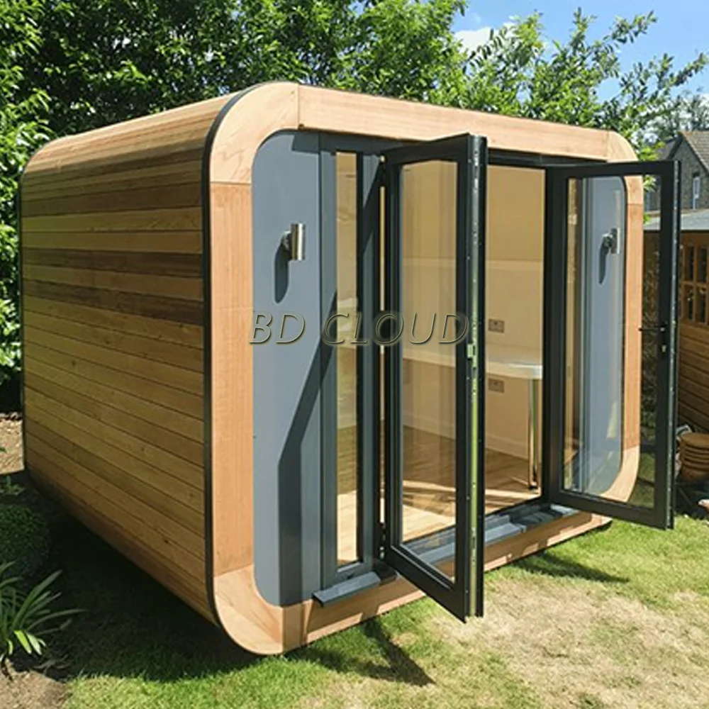 Soundproof Office Pod Sound Proof Modern Office Acoustic Soft Curved & Sofa For Team Collaboration