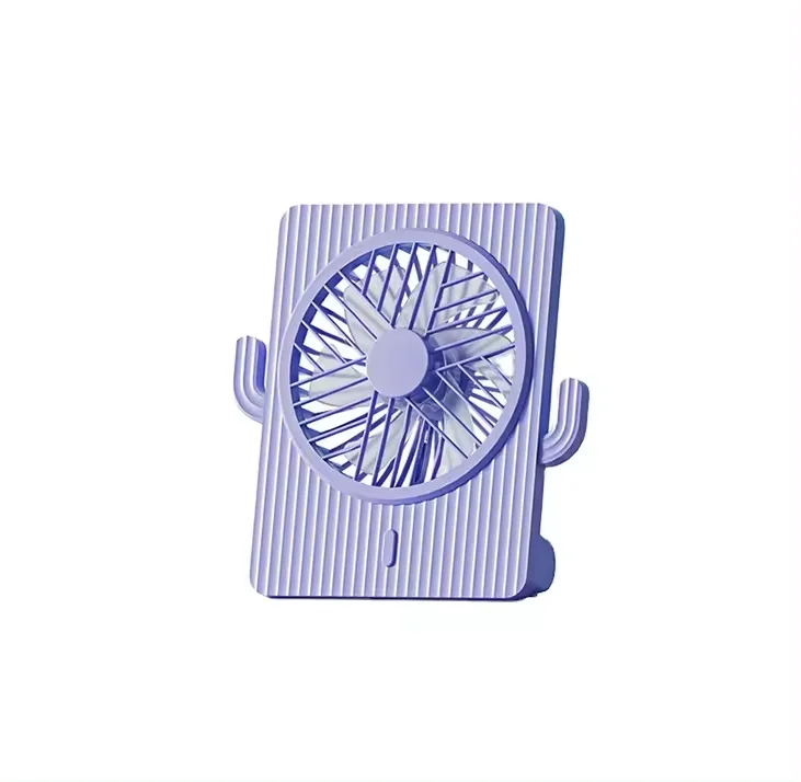 Custom new Mini fan Silent Gift Desktop Small electric fan Convenient USB charging handheld fan