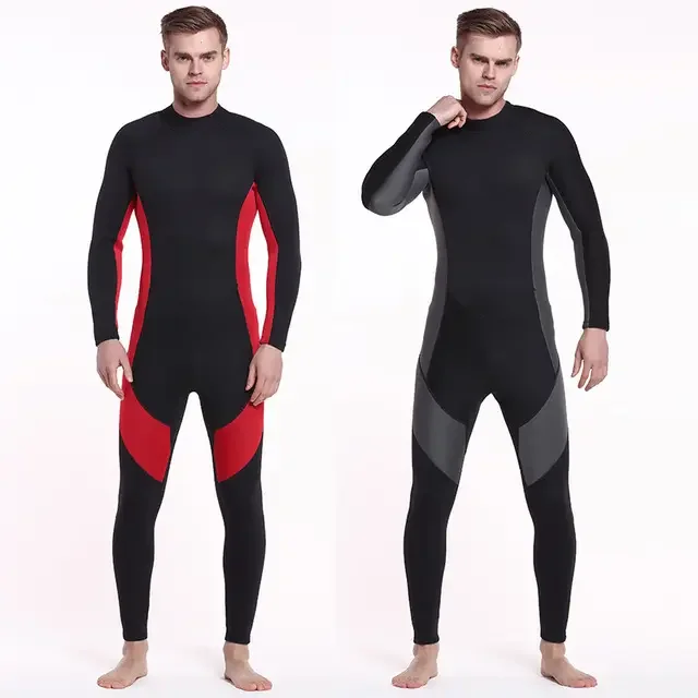OEM Wholesale Custom Outdoor Wetsuit 5mm Neoprene Suit Wetsuit Color Block Spearfishing Swimming Tight Wetsuit Waterproof Adults