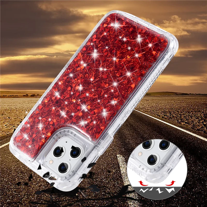 Популярный на Amazon GSCASE 3 в 1 резиновый законченный блестящий чехол для Iphone Xs Pro Max 12