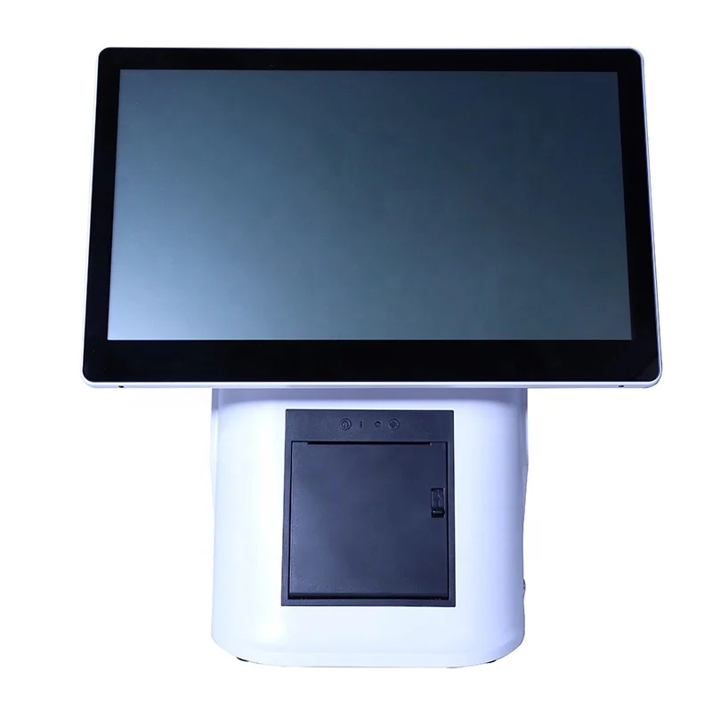 New model 15 Inch Capacitive Touch Screen Pos Machine with Printer POS Systems