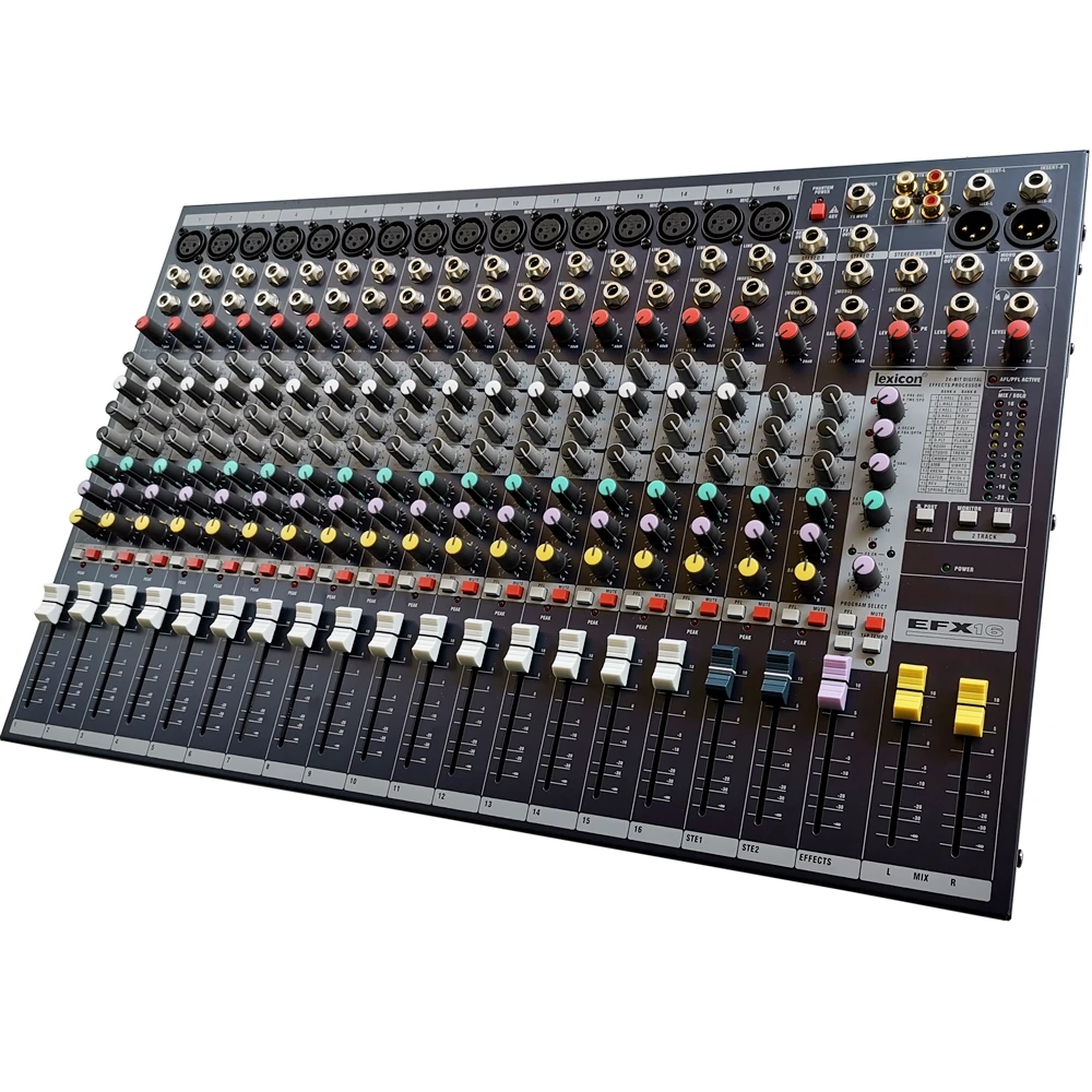 New Arrival Professional Digital Mixer Audio Interface Dj Sound Card Consoel With Phantom Power Equipment