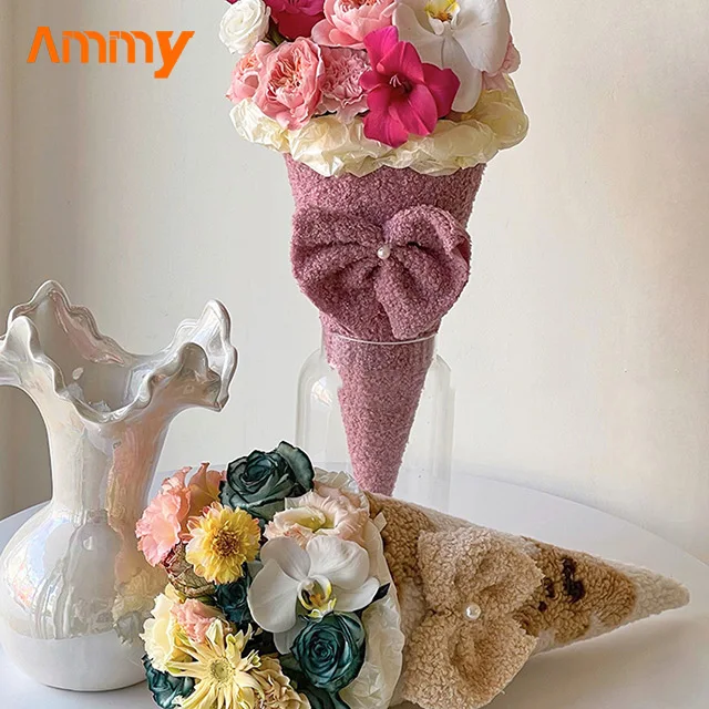 Ammy mothers day gift  Ice cream cone roses bouquet of flowers sets for women preserved roses bouquet gift