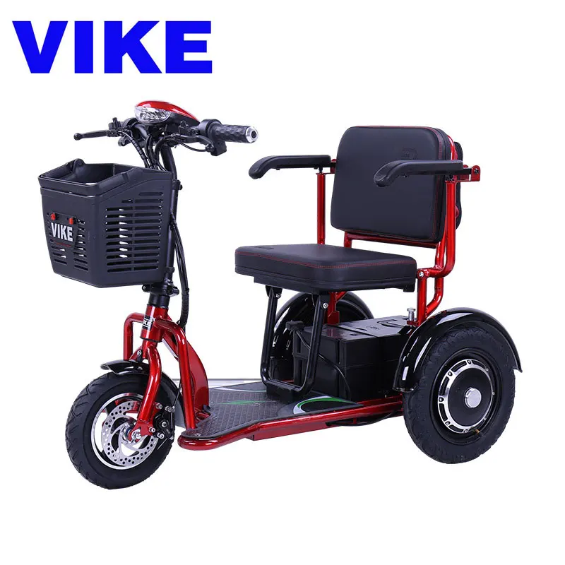12 Inch Adult Foldable Electric Tricycle Elderly Commuting Vehicle Leisure Triple Jump Disabled