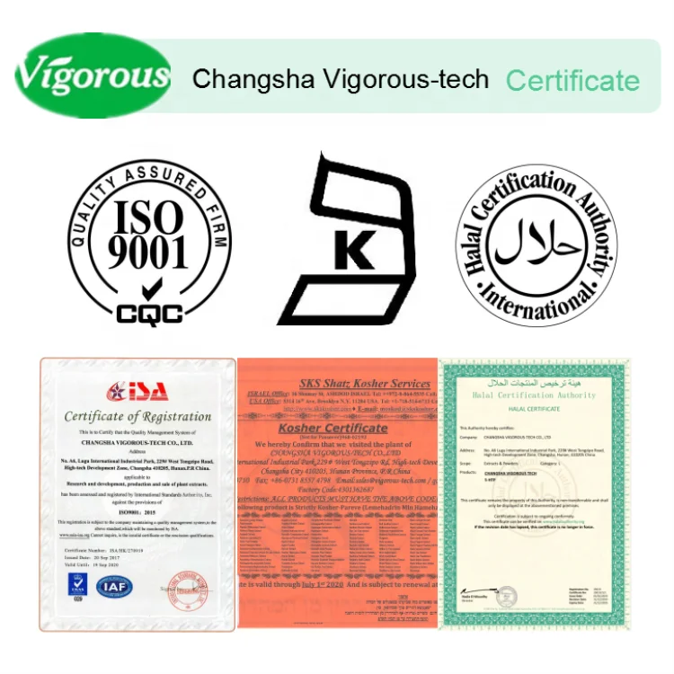 Certificate vigorous