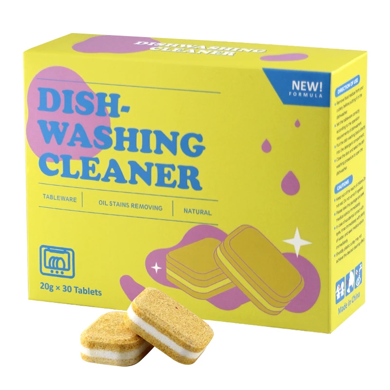 Hot Sale 20g Disposable Household Solid Detergent Film Effective Dishwasher Cleaner
